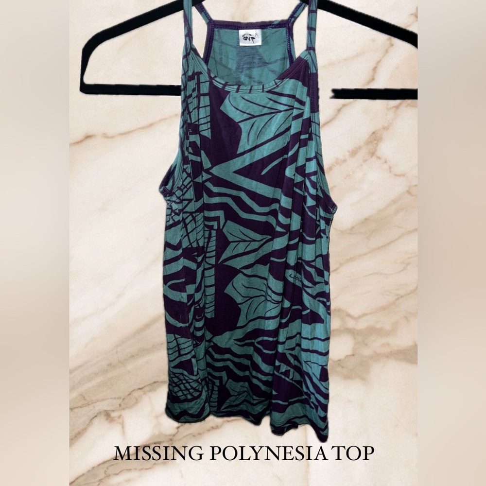 Missing Polynesia Halter Top